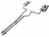 AWE 2024 Ford Mustang GT Fastback S650 RWD SwitchPath Cat-Back Exhaust w/ Quad Chrome Silver Tips - 3025-42650