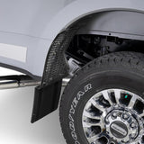 Putco 17-20 Ford SuperDuty - Set of 2 (Excl Dually Rear) Mud Skins - Polished SS w/ Hex Shield - 78030