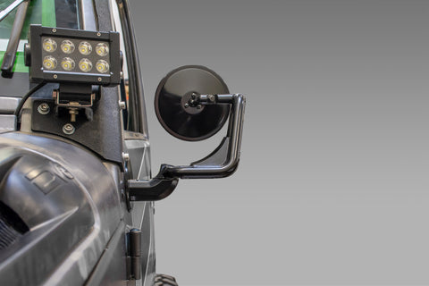 DV8 Offroad 07-18 Jeep Wrangler JK Tubular Trail Mirrors - D-JP-190050-B
