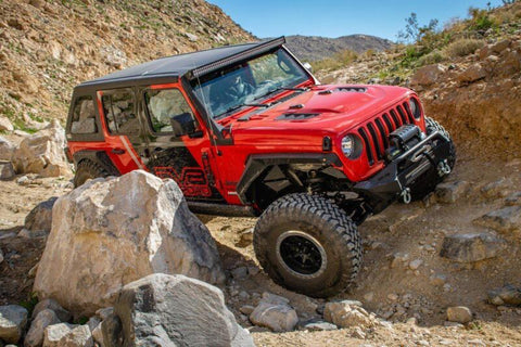 DV8 Offroad 18+ Jeep JL Rubicon Replica Hood - HDMBJL-TA