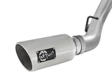 aFe LARGE Bore HD 4in Dual DPF-Back SS Exhaust w/Polished Tip 16-17 GM Diesel Truck V8-6.6L (td) LML - 49-44080-P