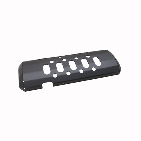 Westin/Snyper 07-17 Jeep Wrangler Muffler Skid Plate - Textured Black - 42-21045