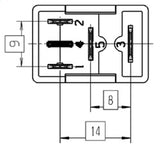 Hella Relay Micro Iso 5 Pole 12V Spst Res - 965453041