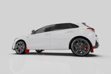 Rally Armor 19-21 Hyundai Elantra GT N Line/i30 Black UR Mud Flap w/Red Logo - MF59-UR-BLK/RD
