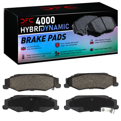 DFC 97-13 Chevrolet Corvette Rear 4000 Hybridynamic Brake Pads - 4000-0732-00