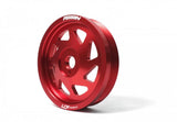 PERRIN 93-14 Subaru Impreza (Incl. 02-14 WRX) / 04-21 STI Lightened Crank Pulley - Black - PSP-ENG-100BK