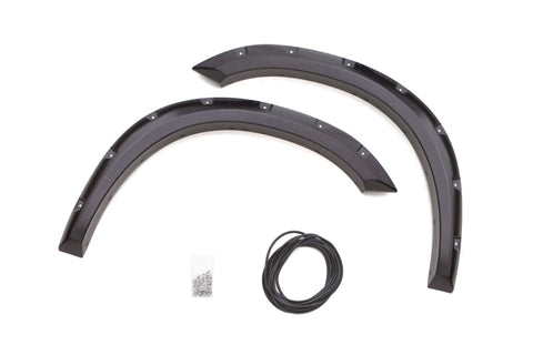 Lund 94-01 Dodge Ram 1500 RX-Rivet Style Textured Elite Series Fender Flares - Black (2 Pc.) - RX202TA