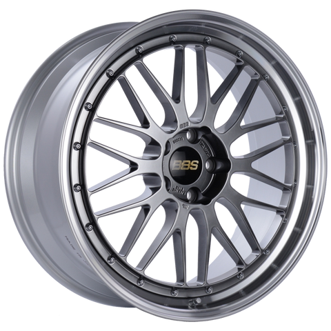 BBS LM 21x9 5x120 ET32 Diamond Black Center Diamond Cut Lip Wheel -82mm PFS/Clip Required - LM260DBPK