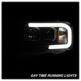 Spyder 02-05 Dodge Ram 1500 Light Bar Projector Headlights - Black (PRO-YD-DR02V2-LB-BK) - 5084606