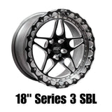 Belak 18x10 / 6.75in BS / 5x114.3 BP / High Pad / Series 3 Wheel - Single Beadlock - 18105114S36BS-SBL