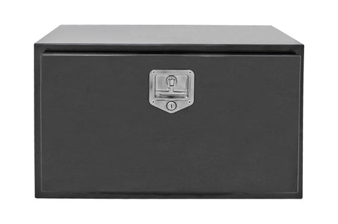 Dee Zee Universal Tool Box - Specialty Underbed Black BT Alum 24X18X18 (Txt Blk) - DZ61TB