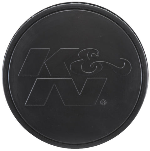 K&N Universal Rubber Filter-Round Tapered 4.5in Flange ID x 8in Base OD x 6.625in Top OD x 8in H - RU-5283HBK