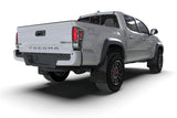 Rally Armor 16-23 Toyota Tacoma Gen 3 Black Mud Flap w/Metallic Black Logo - MF94-BLK-MBK