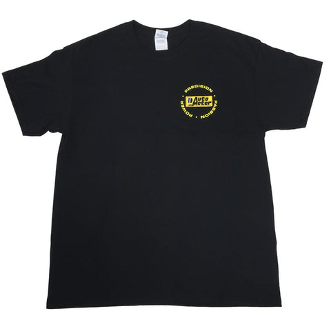 Autometer Black Competition Instruments T-Shirt - Large - 0422L