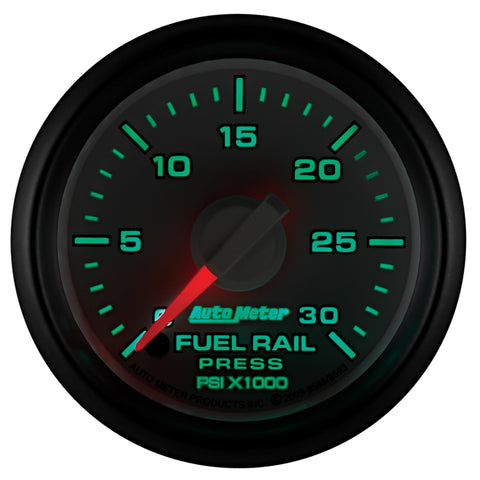 Autometer Factory Match 52.4mm Full Sweep Electric 0-30,000 PSI Diesel Fuel Rail Pressure - 8586