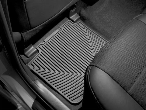 WeatherTech 06+ Lincoln MKZ Rear Rubber Mats - Black - W256