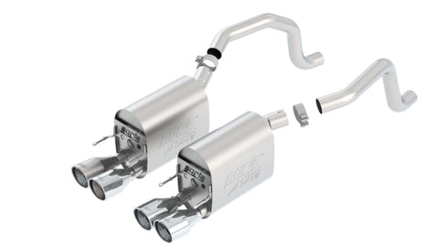 Borla 09-12 Chevy Corvette C6 Coupe/Convertible 6.2L 8cyl Aggressive ATAK Exhaust - 11812