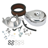 S&S Cycle 93-99 BT/91-03 Sportster Models Teardrop Air Cleaner Kit for S&S Super E/G Carb - 17-0404