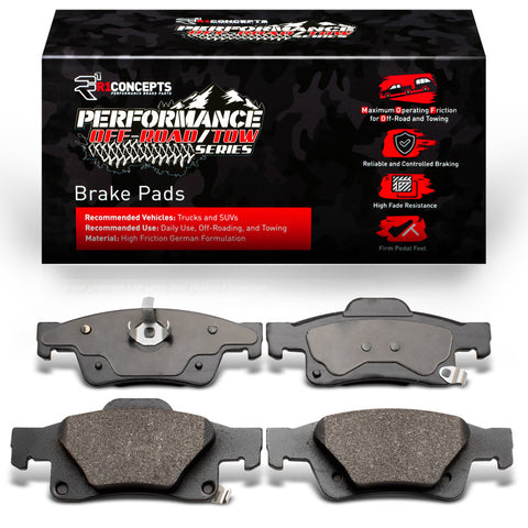 R1 11-26 Jeep Grand Cherokee Wk Rear Off-Road/Tow Brake Pads - 2400-1498-00