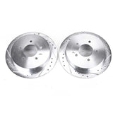 Power Stop 97-00 Ford Expedition Rear Evolution Drilled & Slotted Rotors - Pair - AR8559XPR