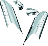 Kuryakyn Lower Leg Deflector Shields 00-13 Touring Chrome - 7768