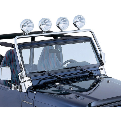 Rugged Ridge 97-06 Jeep Wrangler TJ Stainless Steel Full Frame Light Bar - 11138.01