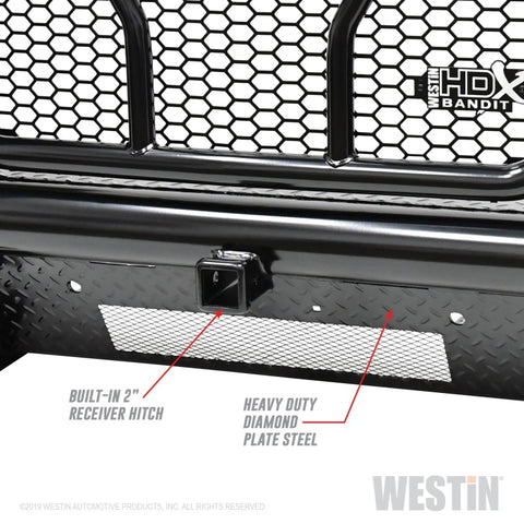 Westin/HDX Bandit 15-19 Chevrolet Silverado 2500/3500 Front Bumper - Black - 58-31155
