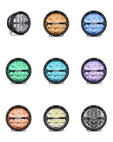 Rigid Industries 360-Series 6in LED Off-Road Spot Beam - RGBW (Pair) - 36412