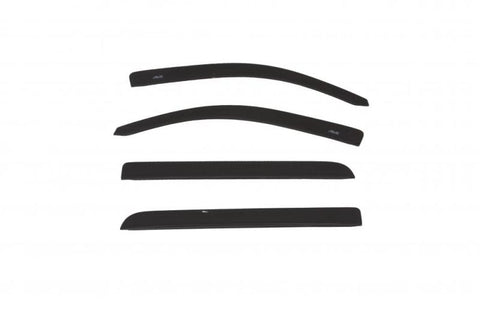 AVS 15-18 Chevy Silverado 1500 Crew Cab Low Profile Color Match Ventvisors 4pc - Black - 894033-GBA-A