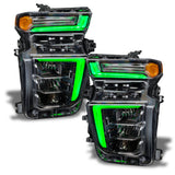 Oracle 20-21 Chevy Silverado HD 2500/3500 RGB+W Headlight DRL Upgrade Kit - ColorSHIFT - 1452-330