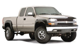 Bushwacker 07-07 Chevy Silverado 1500 Classic Fleetside Extend-A-Fender Style Flares 4pc - Black - 40945-02