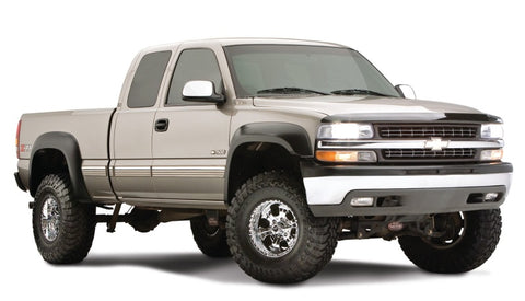 Bushwacker 07-07 Chevy Silverado 1500 Classic Fleetside Extend-A-Fender Style Flares 4pc - Black - 40945-02