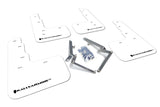 Rally Armor 17-21 Honda Civic Type R White UR Mud Flap w/ Black Logo - MF47-UR-WH/BLK