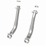 MagnaFlow 66-72 Chevy C10 Pickup V8 2-Piece Front Exhuast Pipe Kit (2in Tubing/Clamps/Inlet Flanges) - 15380
