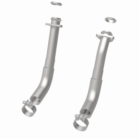 MagnaFlow 66-72 Chevy C10 Pickup V8 2-Piece Front Exhuast Pipe Kit (2in Tubing/Clamps/Inlet Flanges) - 15380