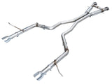 AWE Tuning 18-23 Dodge Durango SRT & Hellcat Track Edition Exhaust - Chrome Silver Tips - 3020-32952