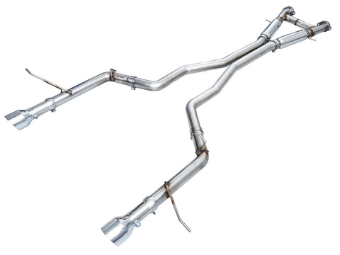 AWE Tuning 18-23 Dodge Durango SRT & Hellcat Track Edition Exhaust - Chrome Silver Tips - 3020-32952