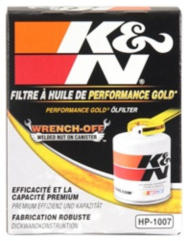 K&N Buick / Chevrolet / Oldsmobile Performance Gold Oil Filter - HP-1007