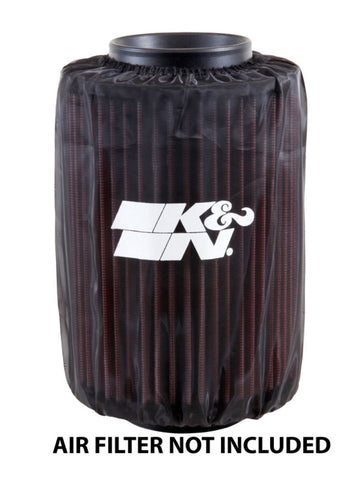 K&N Air Filter Wrap Drycharger - Round Straight - Black for Polaris Ranger - PL-8007DK