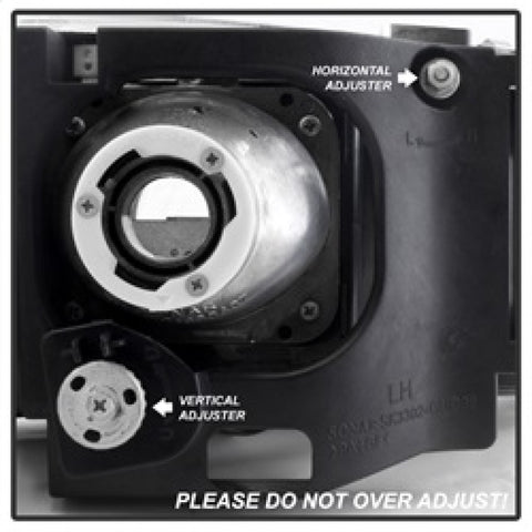 Spyder GMC Sierra 1500/2500/3500 99-06 Projector Headlights LED Halo LED Chrome PRO-YD-CDE00-HL-C - 5009364