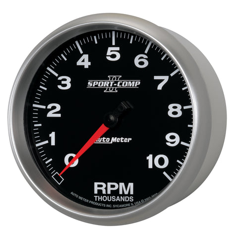 Autometer Sport-Comp II 5 inch 0-10000 RPM In Dash Tachometer - 3698