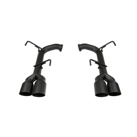 Remark 15-22 Subaru WRX STi VA Axle Back Exhaust Stainless Steel Single Wall Tip 4in Cerakote Black - RO-TSVA-S4B