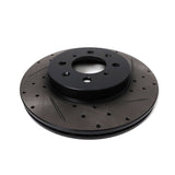 BLOX Racing 90-01 Acura Integra (Excl Type-R) Front Slotted & Drilled Rotors - Pair - BXBS-10200