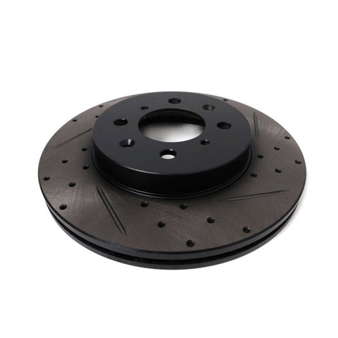 BLOX Racing 90-01 Acura Integra (Excl Type-R) Front Slotted & Drilled Rotors - Pair - BXBS-10200