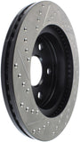 StopTech 04-06 Dodge Durango / 02-10 Ram 1500 (exc Mega Cab) Front Left Slotted & Drilled Rotor - 127.67053L