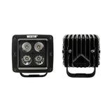 Westin HyperQ LED Auxiliary Lights 3in x 3in cube 20w Flood - Black - 09-12205B-PR