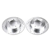Power Stop 90-94 Eagle Talon Rear Evolution Drilled & Slotted Rotors - Pair - JBR519XPR