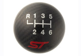 Ford Racing 13-17 Focus ST Black Carbon Fiber 6 Speed Shift Knob - M-7213-FSTCF
