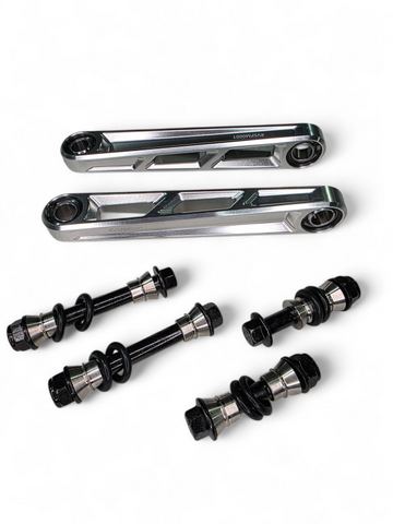 Elektric Offroad 2024+ Can Am Maverick R Front Sway Bar Links Anodized Clear - RVSPA0003-C