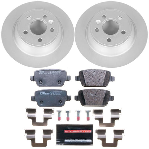 Power Stop 07-11 Volvo S80 Rear Euro-Stop Brake Kit - ESK5341